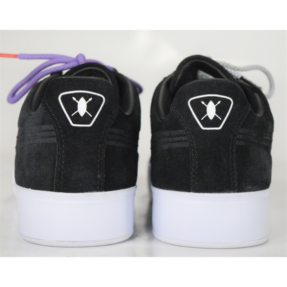 PUMA X Dp Court Platform S Black Sneakers 9.5 NEW - Picture 3 of 8